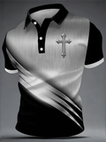 Men'S Faith Print Casual Top