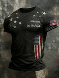 Men's “We the People” Printed Casual T-Shirt