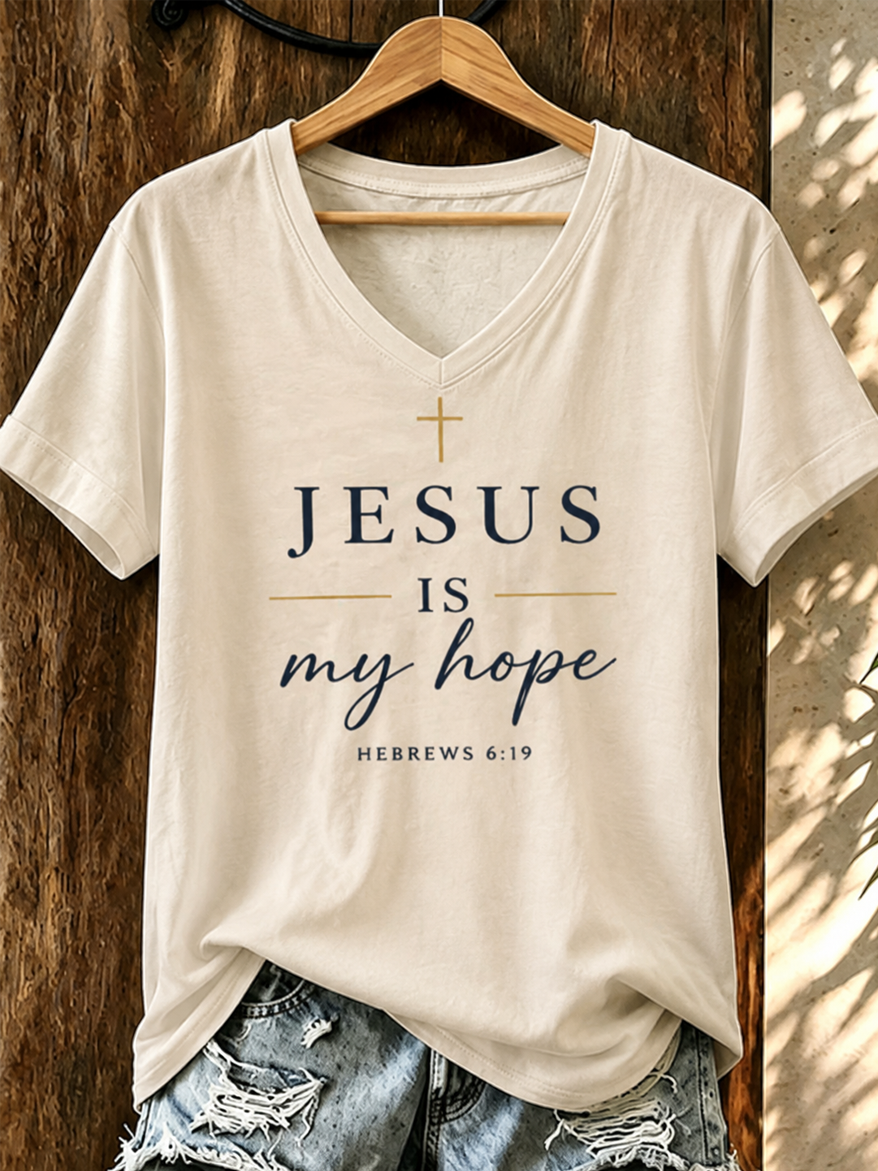 Women'S Faith Cross Short Sleeve T-Shirt