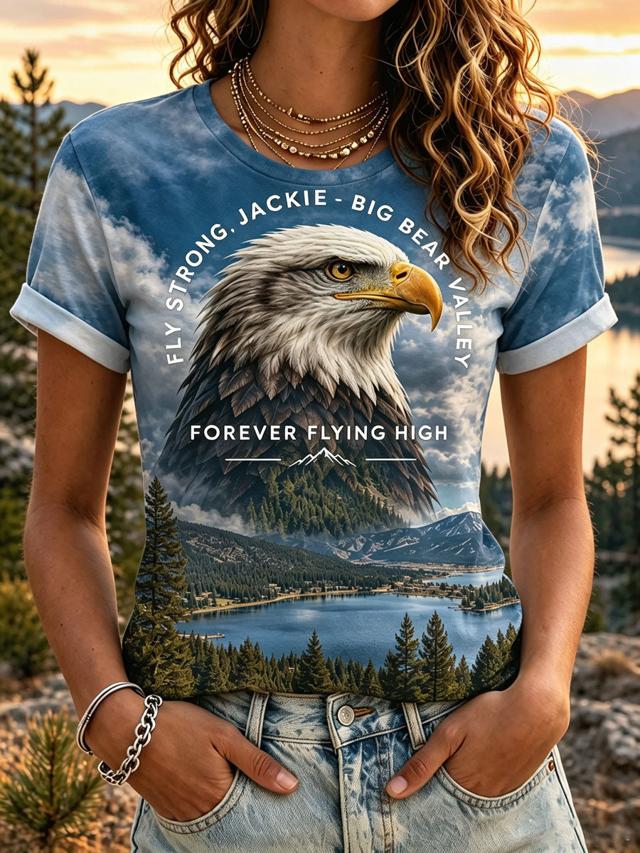 Women's Fly Free Jackie Print Tee