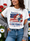 Women's Vintage July 4th Print Crew Neck T-Shirt $ 19.99 $ 26.99 save 26%