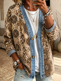 Women'S Faith Printred Casual Cardigan