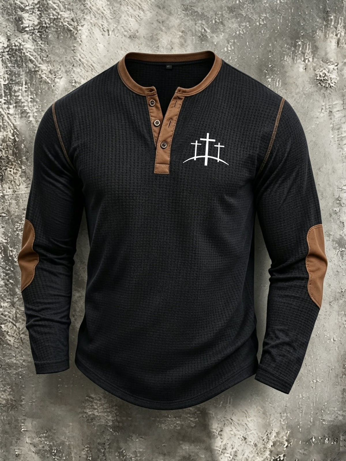 Men's Faith Printed Waffle Top