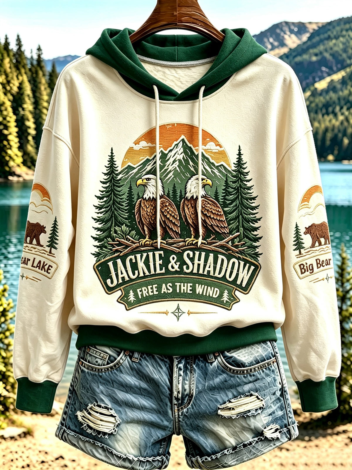 Women's Animal Print Casual Hoodie