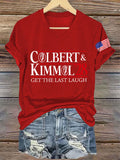 Women'S America Print Casual T-Shirt