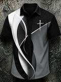 Men's Faith Printed Casual Shirt