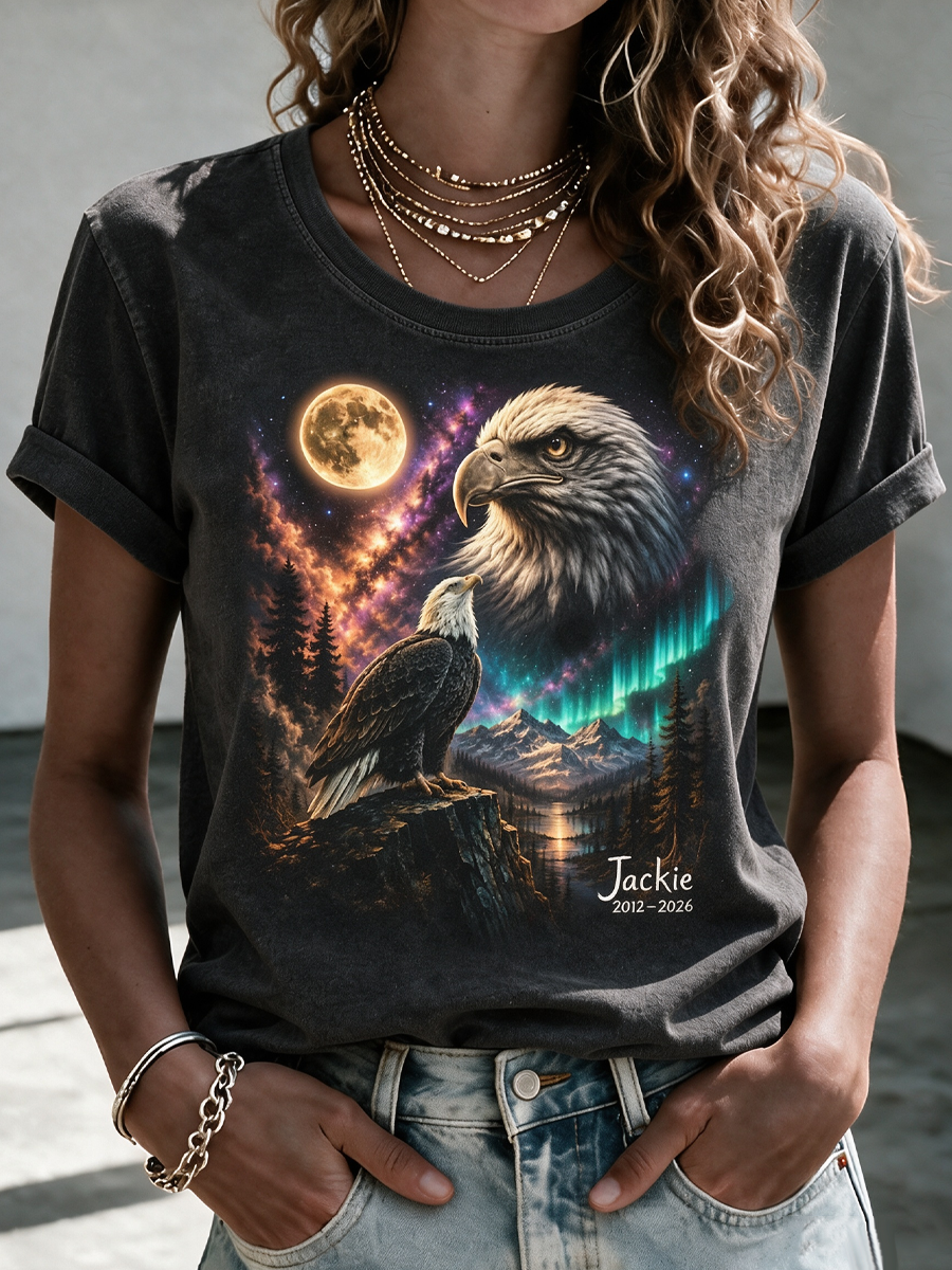 Women'S Jackie The Eagle Printed T-Shirt