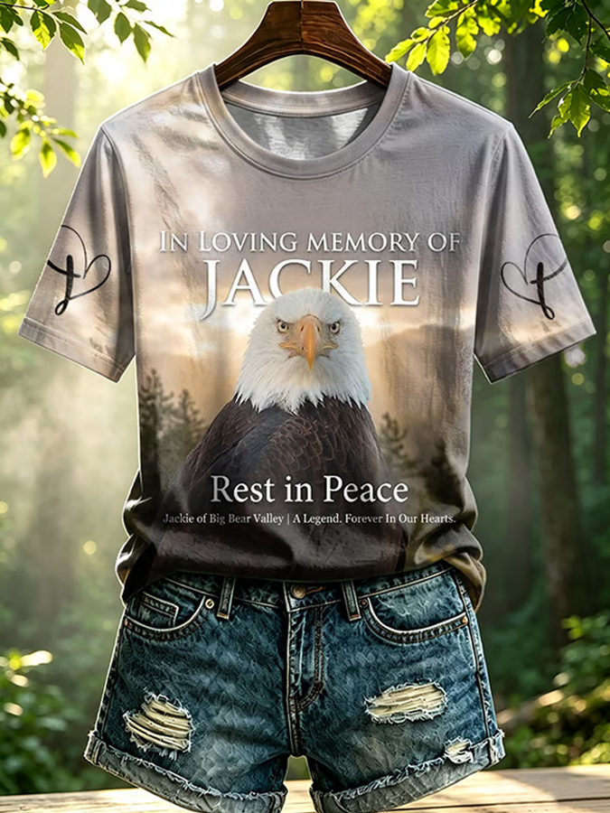 Women's Jackie Forever Our Queen Print T-Shirt