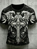 Men's Faith Casual Printed T-Shirt
