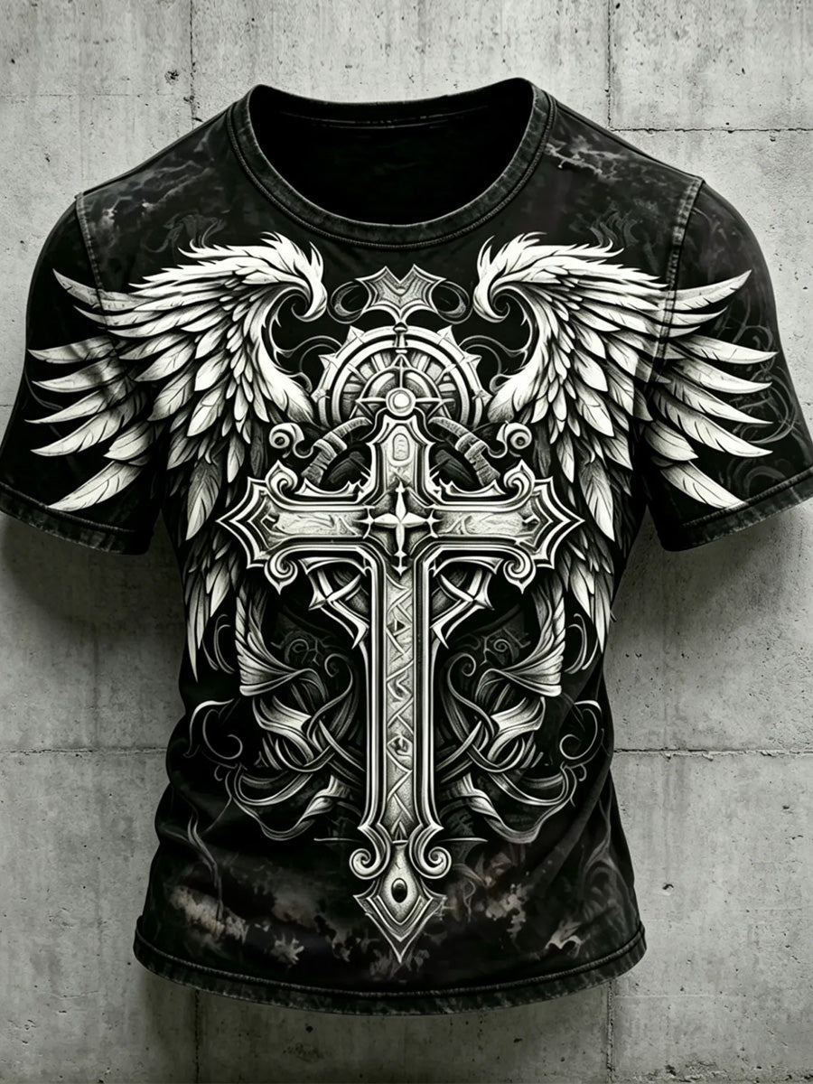 Men's Faith Casual Printed T-Shirt