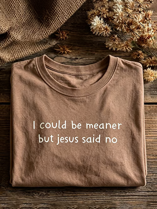 Women's Casual Faith Floral Printed T-Shirt