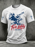 Men'S Retro Two Fiddy Printed T-Shirt