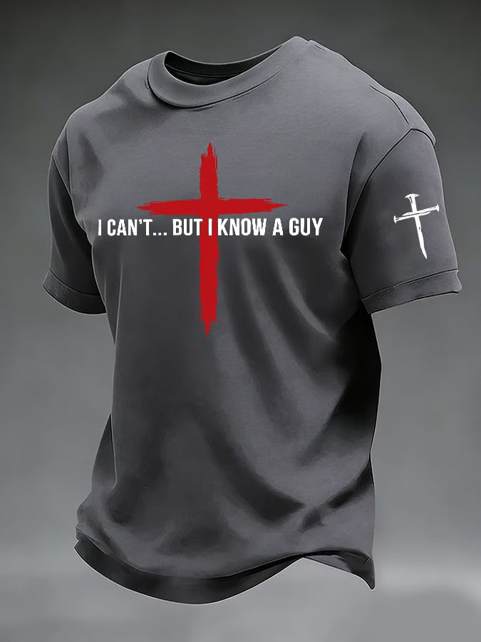 Men'S Casual Faith Printed T-Shirt