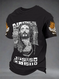 Men's Faith Print Casual T-Shirt