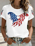 Women'S Independence Day Printed Casual T-Shirt