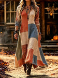 Women's Fall Pattern Casual Dress