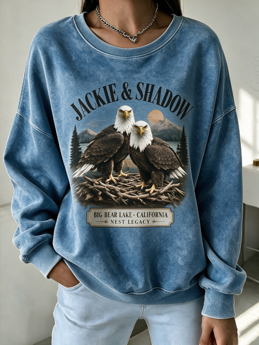 Women'S Jackie & Shadow Round Neck Sports Shirt