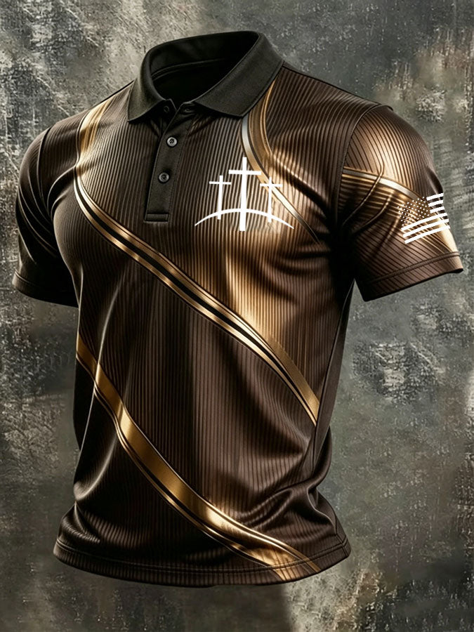 Men'S Faith Printed Casual Top